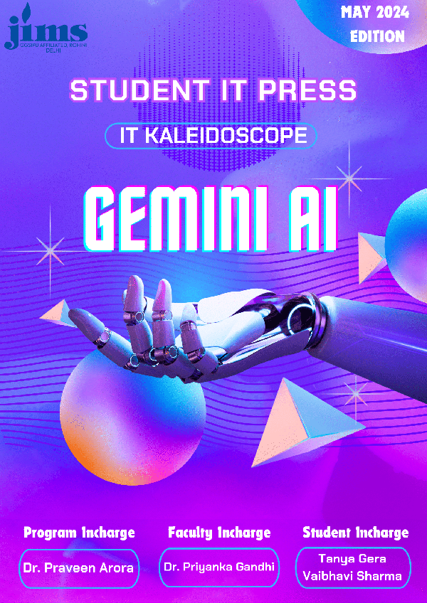 JIMS IT Flash Newsletter :GEMINI AI