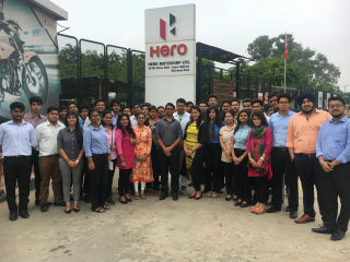 industrial visit to Hero Motocorp Ltd