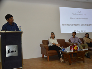 Alumni Interaction Session on Turning Aspirations to Achievements 