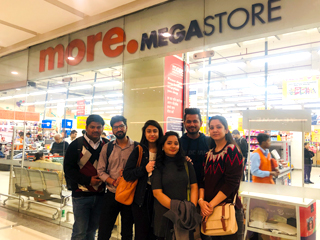 store visit to More Mega Store - Moments Mall for PGDM-RM Students of JIMS Rohini