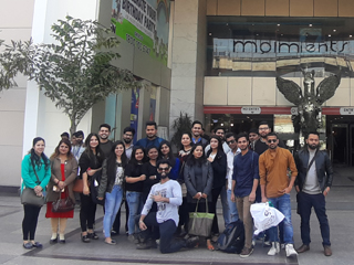 store visit to More Mega Store - Moments Mall for PGDM-RM Students JIMS