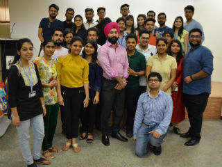 PGDM, PGDM-IB amd PGDM-RM students JIMS, Rohini Sector-5 Delhi