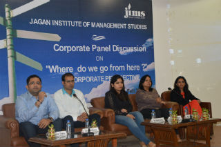JIMS Rohini Sec 5 has organized the Corporate Panel Discussion for MCA programme