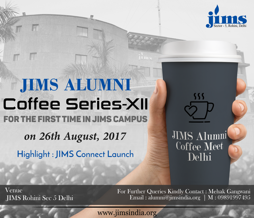 JIMS Alumni Coffee Series - XII @ JIMS Rohini