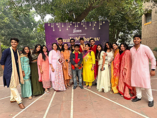 Students Celebrate Diwali at JIms Rohini