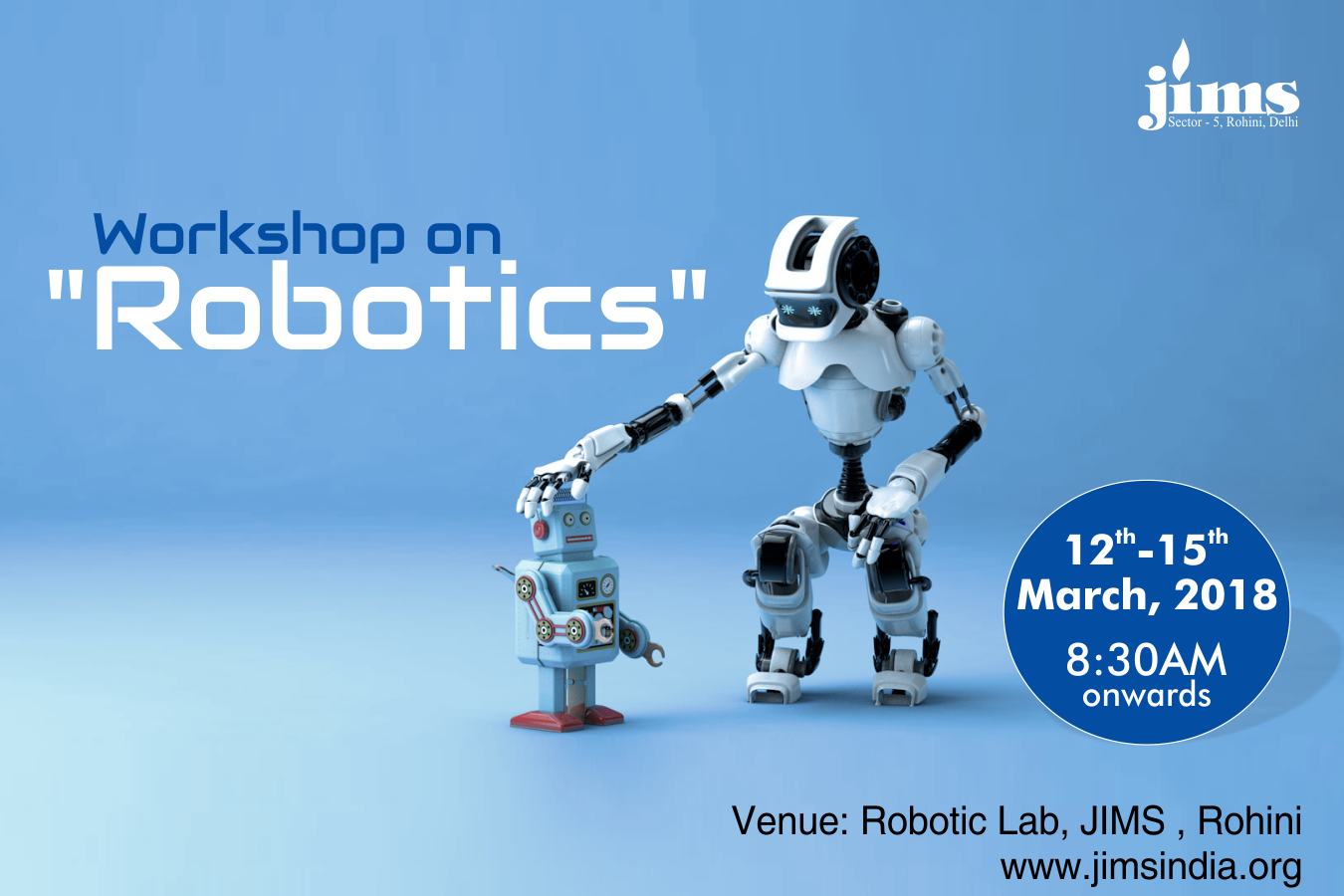 Robotics workshop at JIMS Rohini